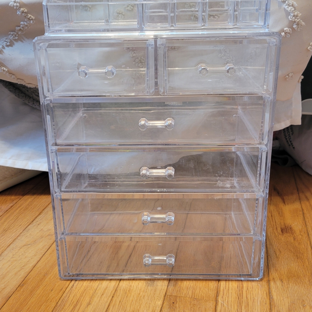 Clear Acrylic Makeup Organizer
